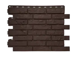 ПАНЕЛЬ КИРПИЧ РИЖСКИЙ ЭКО, ЦВЕТ КОРИЧНЕВЫЙ